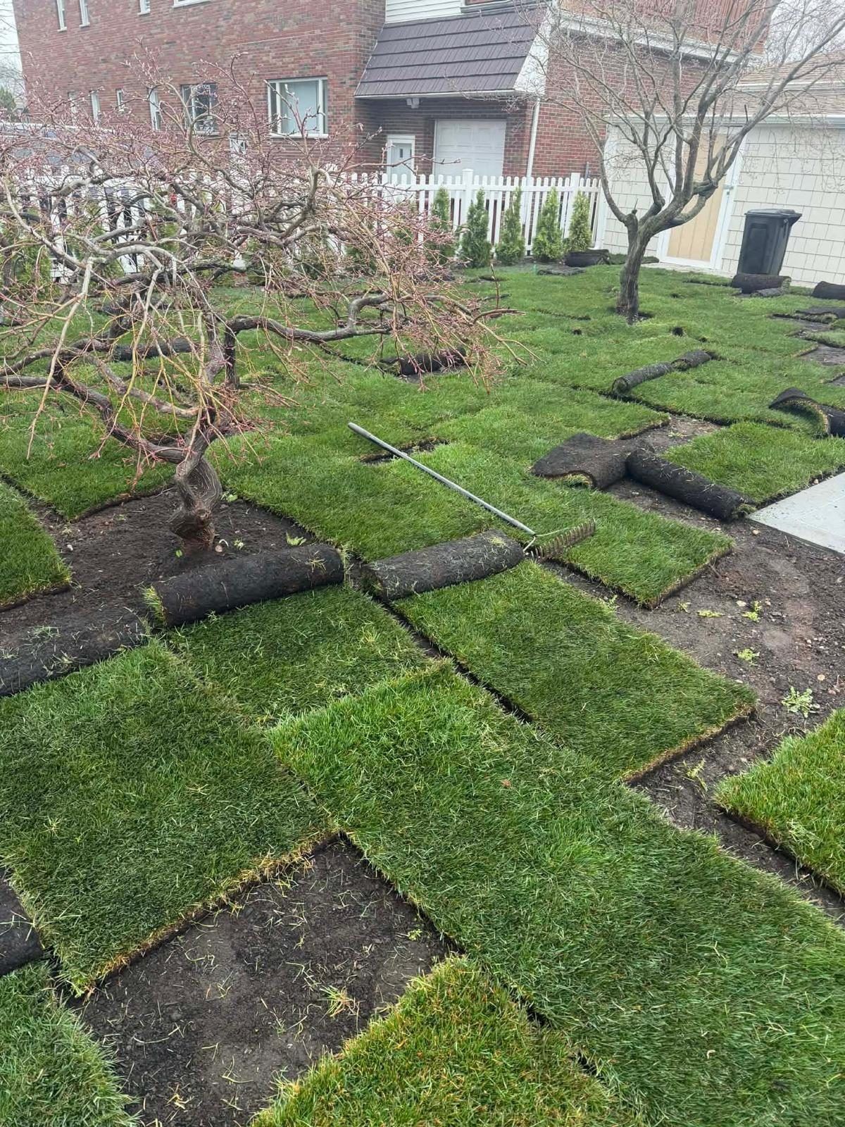 Ridgewood-Area Lawn in Bergen County: on the job (2 of 3)