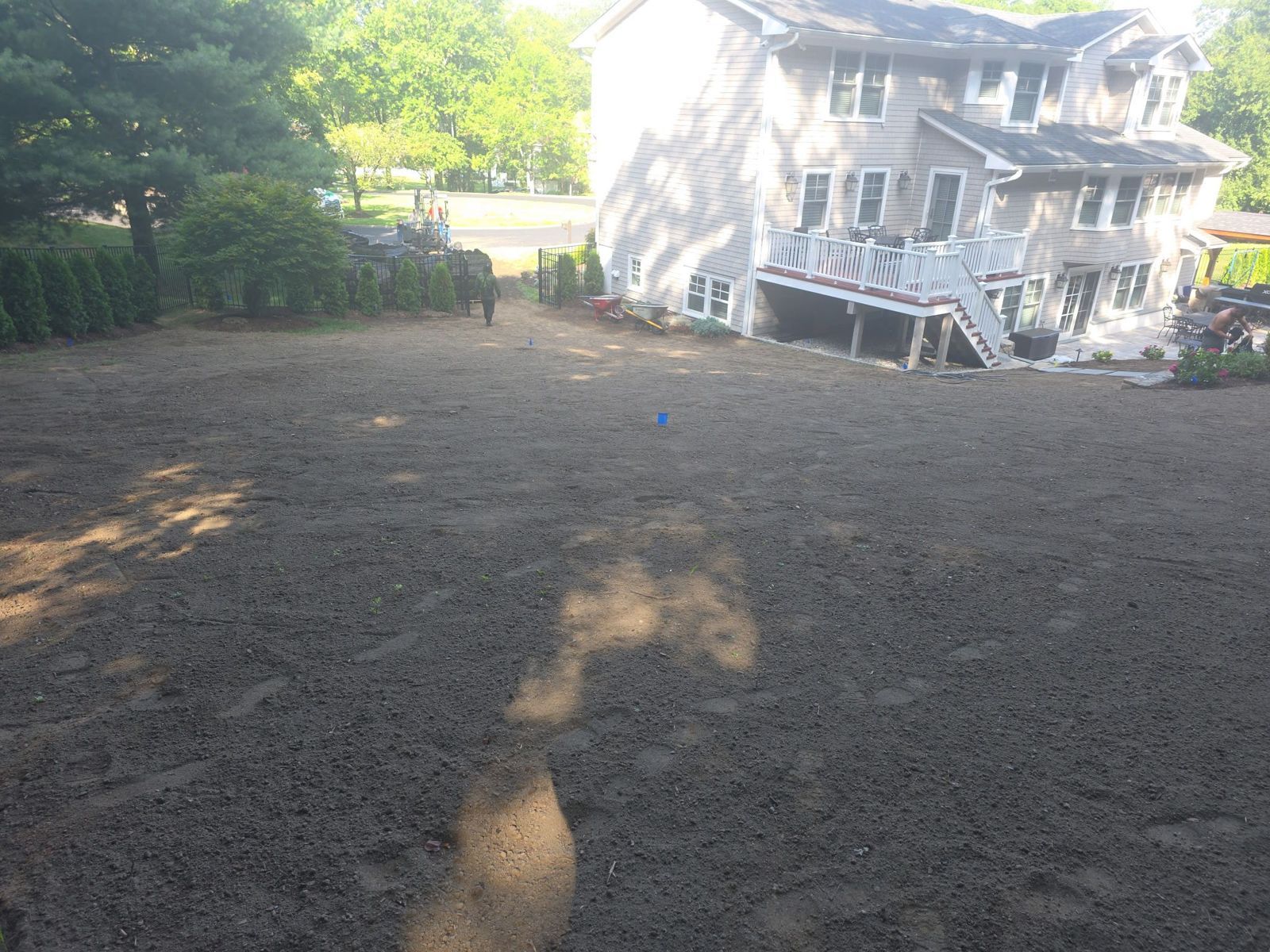 New Construction Lawn in Lakewood: on the job (12 of 15)